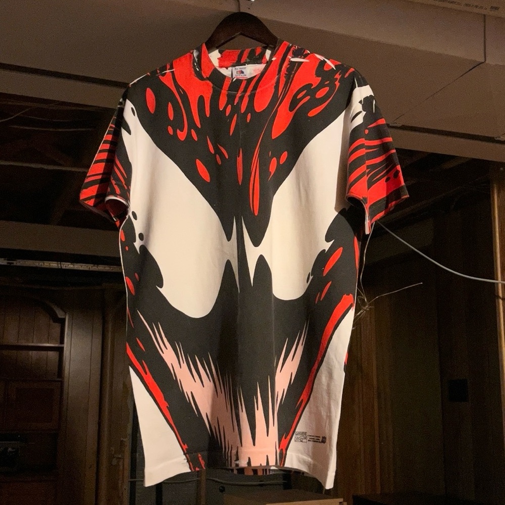 Vintage RARE 1993 Marvel Universe Carnage Mega Print AOP T-Shirt Size XL